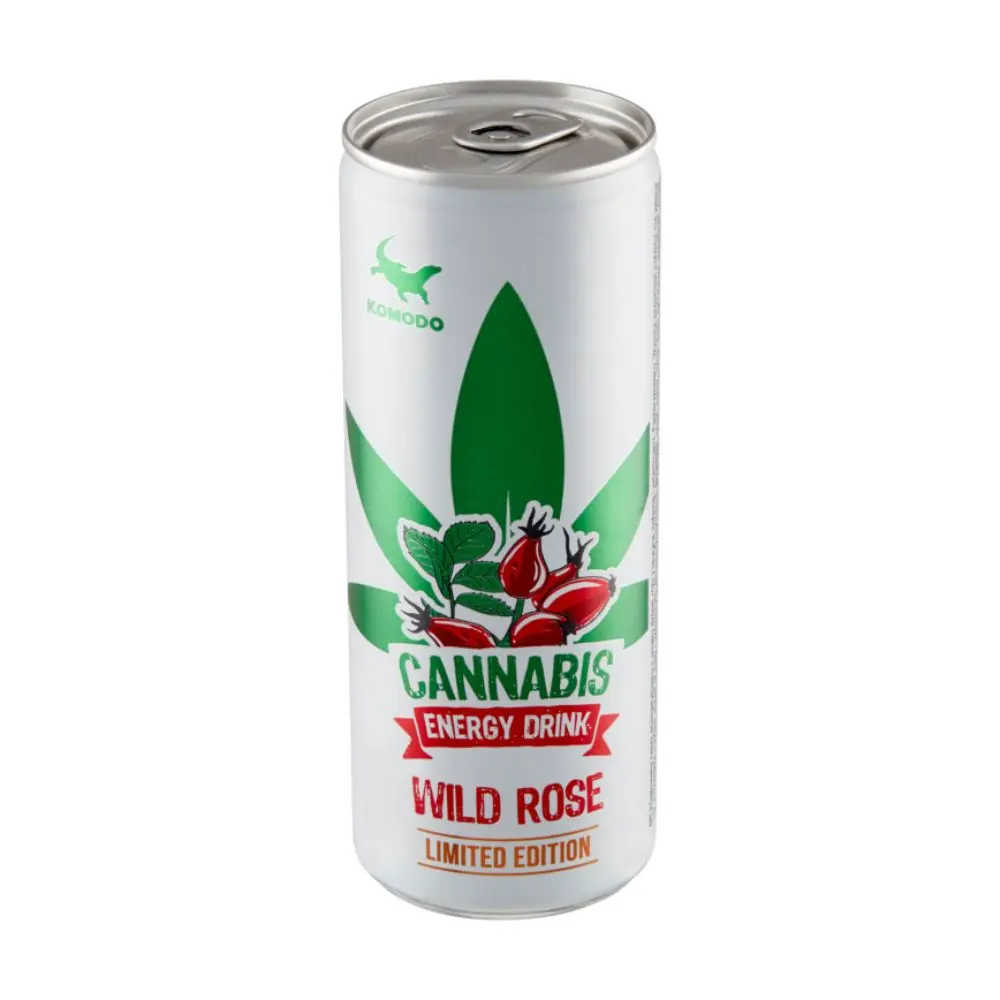 Komodo Energy Drink Cannabis Wild Rose