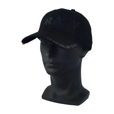 Czapka z Daszkiem RAW Black Logo+ Drewniany Ubijak i Skrytka