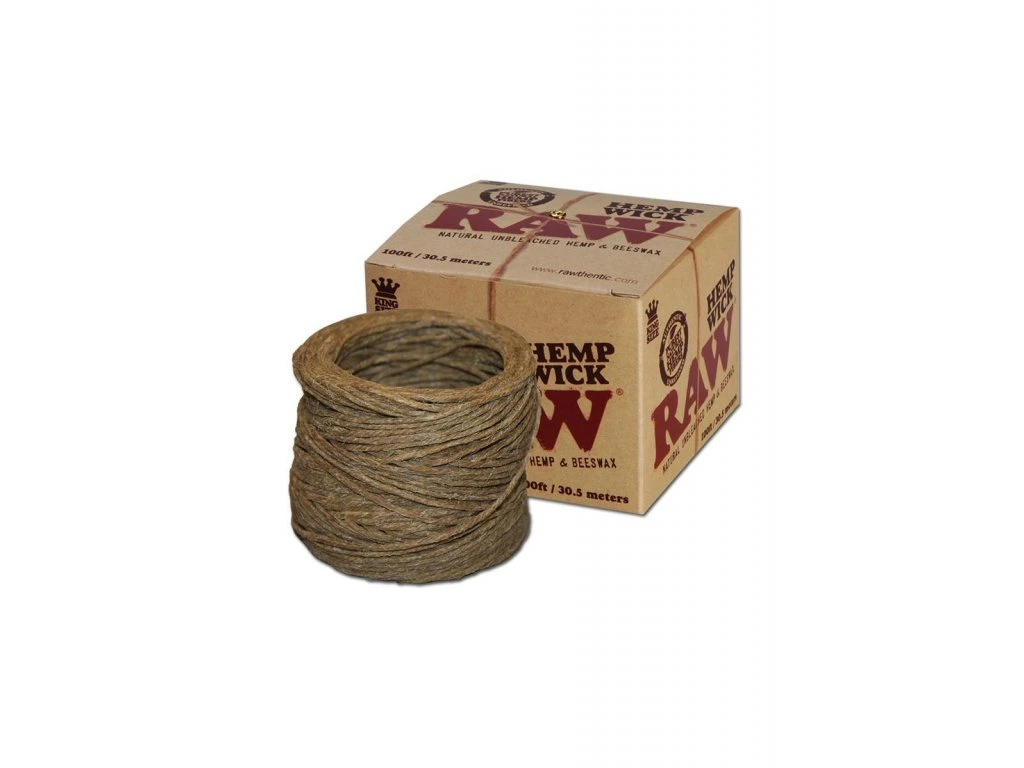 Naturalny Knot konopny RAW Hemp Wick Ball 30.5 m