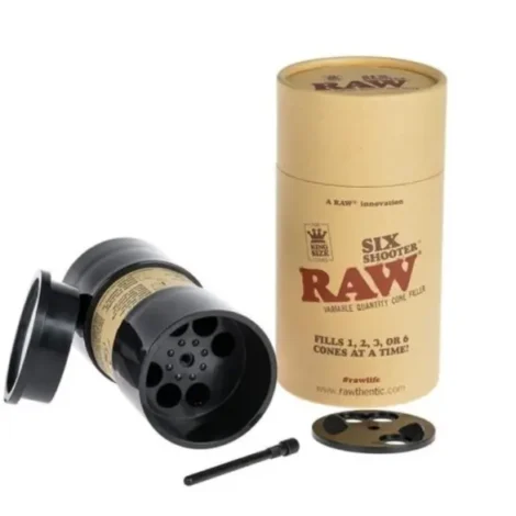 RAW Six Shooter wypełniacz do skręconych bibułek typu cones