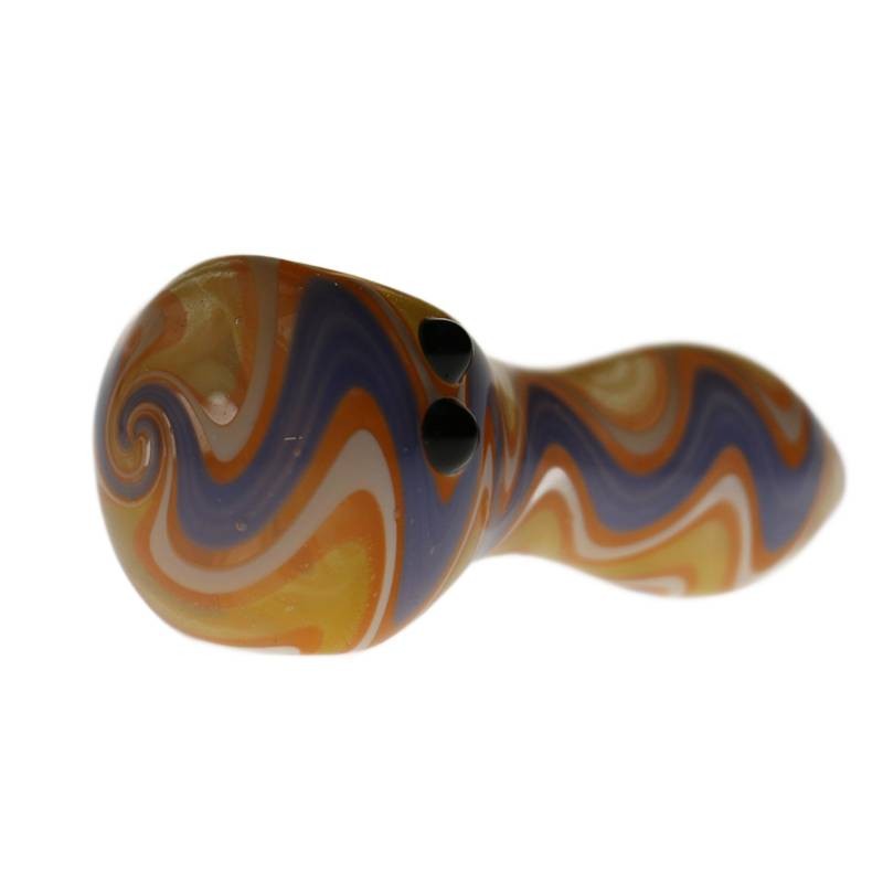 Fajka szklana Fala Polskie rękodzieło