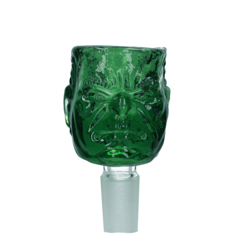 Cybuch szklany zielona Głowa szlif 14,5 mm