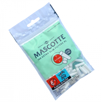 Filtry długie Mascotte Extra Slim 5,3 mm 150 szt