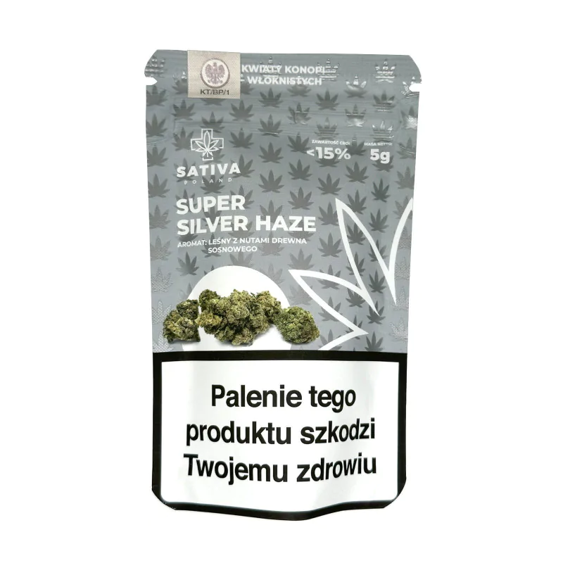 Susz konopny cbd Sativa Poland Super Silver Haze 5g