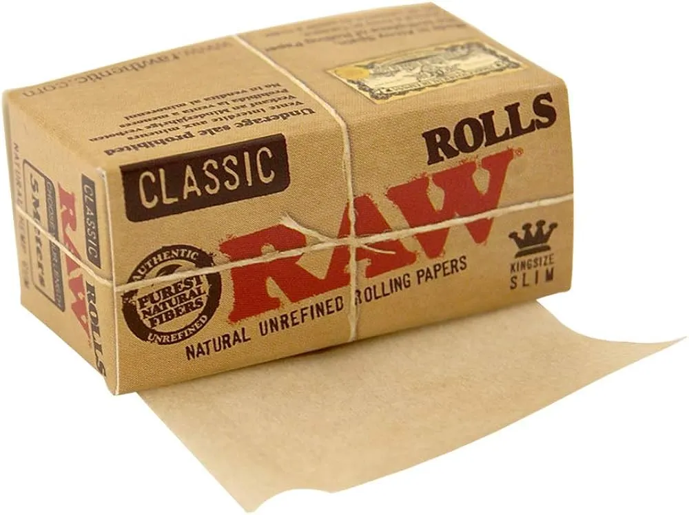 RAW Classic ROLLS slim bibułki w rolce 5 metrów