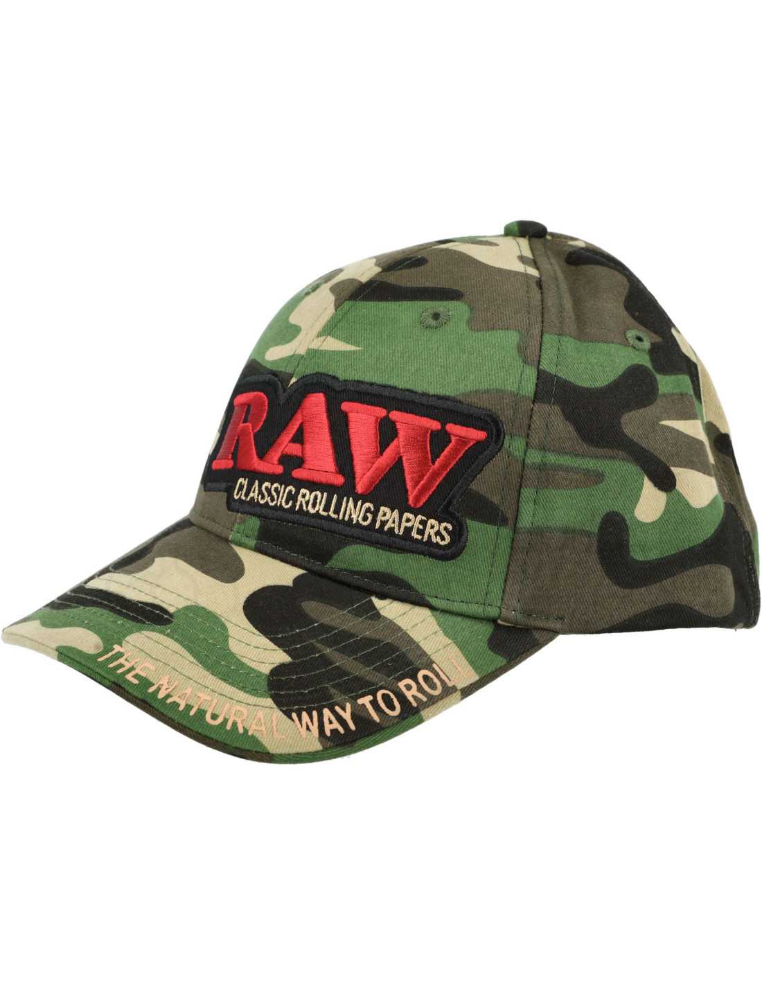 Czapka z daszkiem RAW Kamuflaż Camo z Ubijakiem