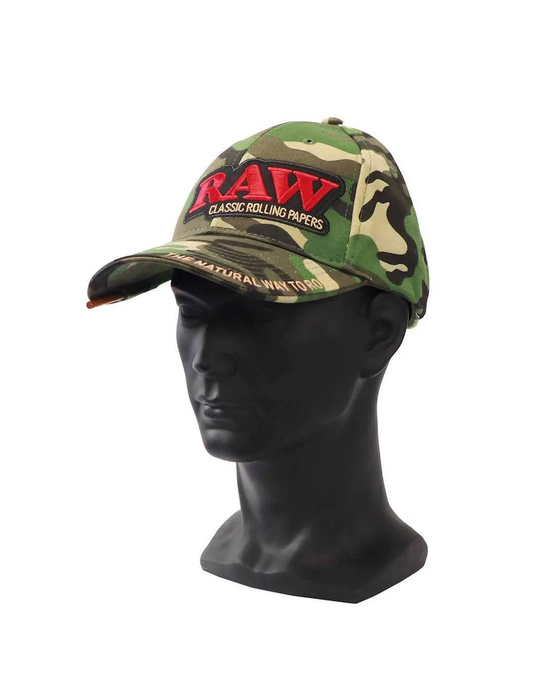 Czapka z daszkiem RAW Kamuflaż Camo z Ubijakiem