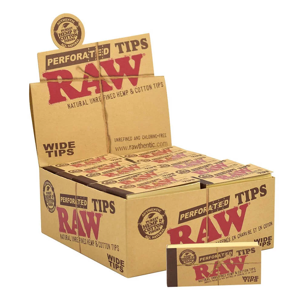Filterki do jointów RAW Wide perforated tips 50szt